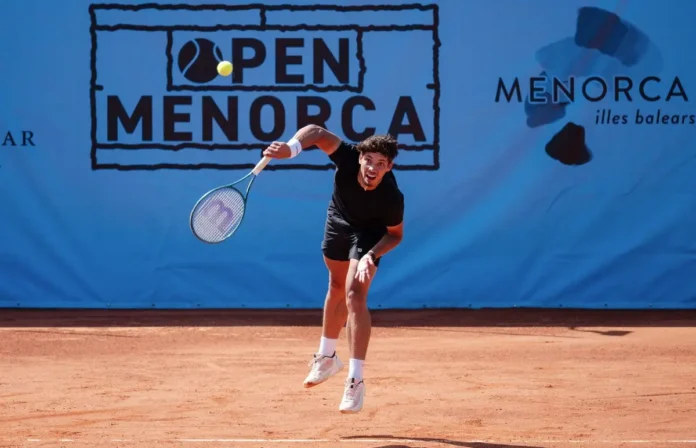 Partido del Open Menorca Challenger 2026 en el Club Tenis Ciutadella