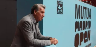 Dos de las pasiones de Manolo Santana fusionadas para el 24º Mutua Madrid Open Manolo Santana en el Mutua Madrid Open