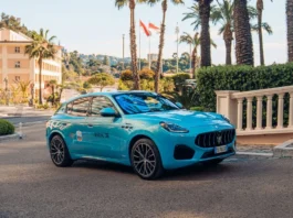 El centenario del tridente con creaciones especiales Maserati Grecale coche oficial Montecarlo Masters