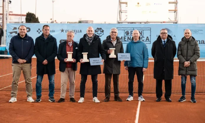 Manuel Orantes y Alex Corretja homenaje Open Menorca Challenger