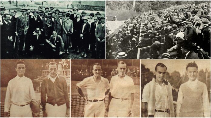 España disputa su primera eliminatoria de Copa Davis como local en Barcelona en 1926