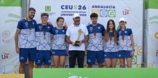 Universidad de Granada conquista el CEU de tenis 2026 Equipo de la Universidad de Granada, campeón del Campeonato de España Universitario de Tenis 2026 en Sevilla