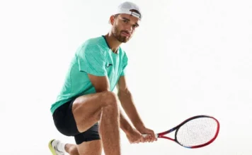 Tomáš Macháč pone a prueba la nueva estabilidad de las Joma Ace con tecnología Carbon Stabilizer Tomáš Macháč utilizando las zapatillas Joma Ace con tecnología Carbon Stabilizer durante una competición profesional
