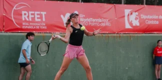 Meritxell Teixidó revoluciona el cuadro en Palma del Río Meritxell Teixidó durante su partido ante Sabine Rutlauka en el Open Diputación Ciudad de Palma del Río 2026