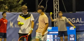 Alejandro López y Pablo Pérez rozan la sorpresa en Pozoblanco y caen por solo dos puntos ante los primeros favoritos Alejandro López y Pablo Pérez durante su partido de dobles en el ATP Challenger Open Ciudad de Pozoblanco 2026.