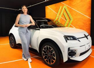 Muguruza celebró el décimo aniversario de su Roland Garros con un rombo cromado Garbiñe Muguruza durante su presentación como nueva embajadora de Renault España en el décimo aniversario de su título de Roland Garros.