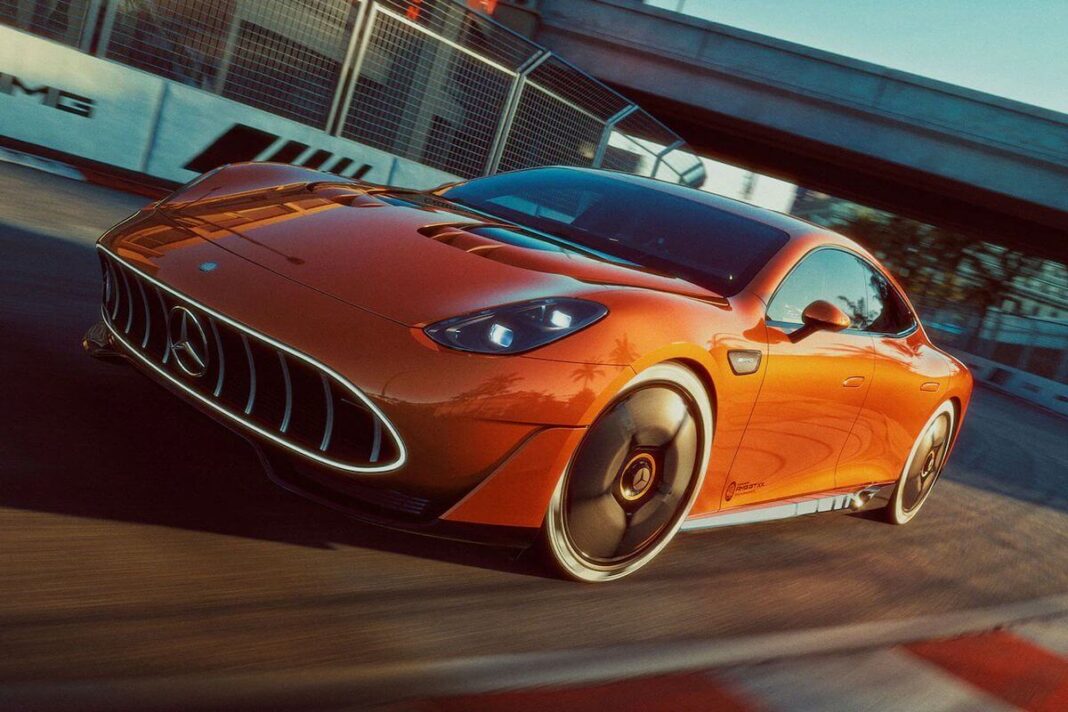 Mercedes-Benz Concept AMG GT XX presentado en el Mutua Madrid Open 2026