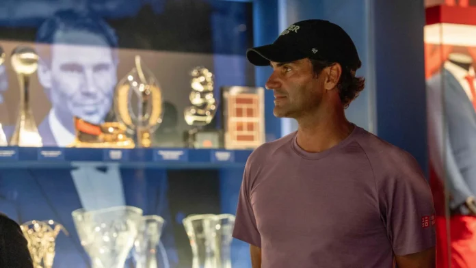 Roger Federer visita el nuevo Rafa Nadal Museum en Mallorca