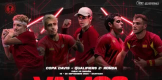 Jódar y Mérida lideran la nueva generación de España en la Copa Davis Rafael Jódar y Daniel Mérida en la Selección Española de Tenis para la Copa Davis