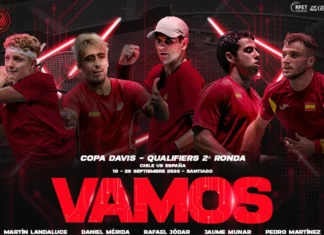 Jódar y Mérida lideran la nueva generación de España en la Copa Davis Rafael Jódar y Daniel Mérida en la Selección Española de Tenis para la Copa Davis