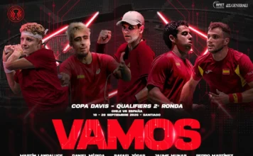 Jódar y Mérida lideran la nueva generación de España en la Copa Davis Rafael Jódar y Daniel Mérida en la Selección Española de Tenis para la Copa Davis