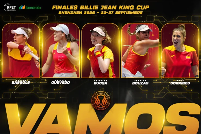 Cristina Bucsa y la Selección Española para las Finales de la BJK Cup 2026