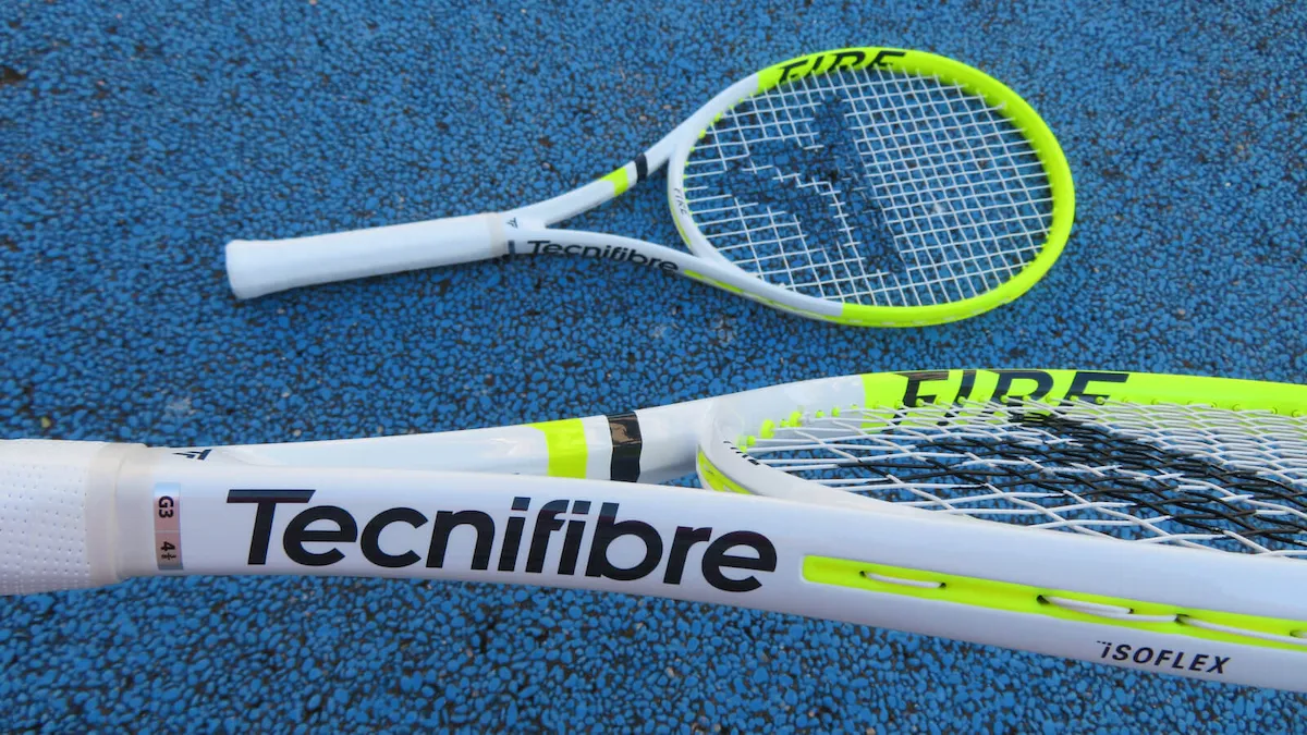 Detalle del marco de la raqueta Tecnifibre Fire 2026