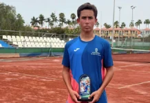 Alberto Peña conquista el Tennis Europe U14 de Maspalomas Alberto Peña, campeón del Tennis Europe U14 de Maspalomas