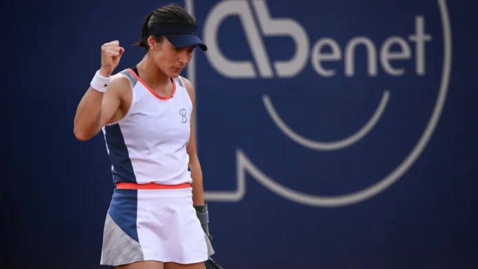 Alicia Herrero alcanza las semifinales del BBVA Open Valencia Alicia Herrero celebra su clasificación para las semifinales del BBVA Open Internacional de Valencia.