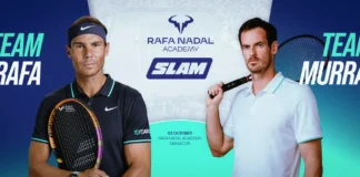 Andy Murray, primer rival confirmado de Rafa Nadal en el Rafa Nadal Academy Slam Andy Murray y Rafa Nadal en el cartel del Nadal Academy Slam