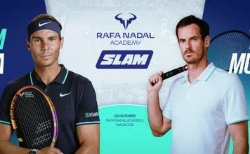 Andy Murray, primer rival confirmado de Rafa Nadal en el Rafa Nadal Academy Slam Andy Murray y Rafa Nadal en el cartel del Nadal Academy Slam