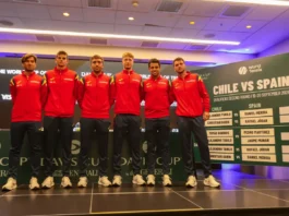 Daniel Mérida y Rafael Jódar abren el camino de España en la Davis ante Chile Rafael Jódar y Daniel Mérida, representantes de España en la Copa Davis ante Chile.