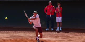España ya está en Santiago y prepara la Copa Davis ante Chile Selección española de tenis prepara la Copa Davis ante Chile en Santiago