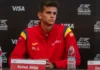 Rafa Jódar descubre su valentía en su salto a la élite del tenis Rafa Jódar antes de su debut con España en la Copa Davis 2026