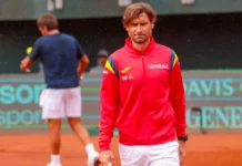 David Ferrer dejará de ser capitán de España en la Copa Davis a final de 2026 David Ferrer, capitán de la selección española de Copa Davis, durante un acto oficial.