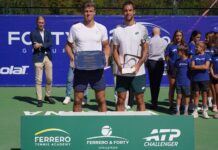 Djere y Kittay y Yuzuki triunfaron en el IX Ferrero & Forty Challenger 100 Laslo Djere posa con el trofeo de campeón del Ferrero & Forty Challenger 100 de Villena 2026.