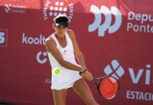 El Vigo Tennis Open busca semifinalistas en una jornada decisiva Lucía Rodríguez, tenista canaria, durante la presentación del Vigo Tennis Open 2026.