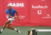 El Vigo Tennis Open 2026 ya tiene semifinalistas: Tu y Ceban siguen adelante Matteo Gribaldo durante su participación en el Vigo Tennis Open 2026.