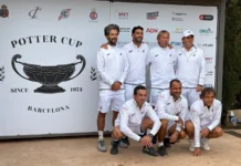 Pedro Nieto y Javi Martínez, campeones de la Copa Potter +45 con España Pedro Nieto y Javi Martínez con el equipo español campeón de la Copa Potter +45 de 2026.