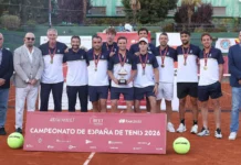 El RCT Barcelona-1899 firma el doblete y conquista su 36º título masculino El RCT Barcelona-1899 celebra el título del Campeonato de España Generali masculino 2026