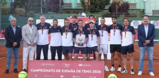El RCT Barcelona-1899 firma el doblete y conquista su 36º título masculino El RCT Barcelona-1899 celebra el título del Campeonato de España Generali masculino 2026