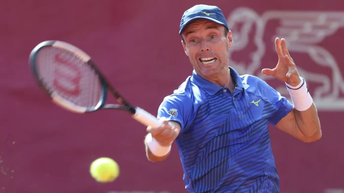 Roberto Bautista durante su último partido oficial en el Campeonato de España de Tenis Generali